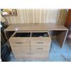 Image 2 : 2pc desk with drawers - 72"x24"x29"H