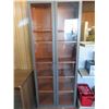 Image 1 : glass front display shelf - 31.5"x1"x80"H