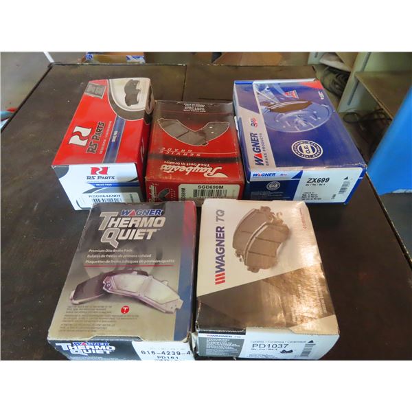 NIB 5 assorted brake pad sets