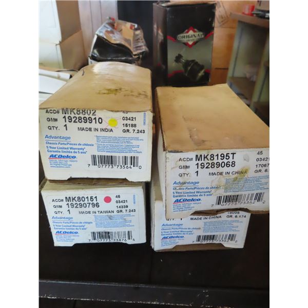 NIB ball joints and sway bar bushings - Part #MK8195T, #MK8802, #MK80151