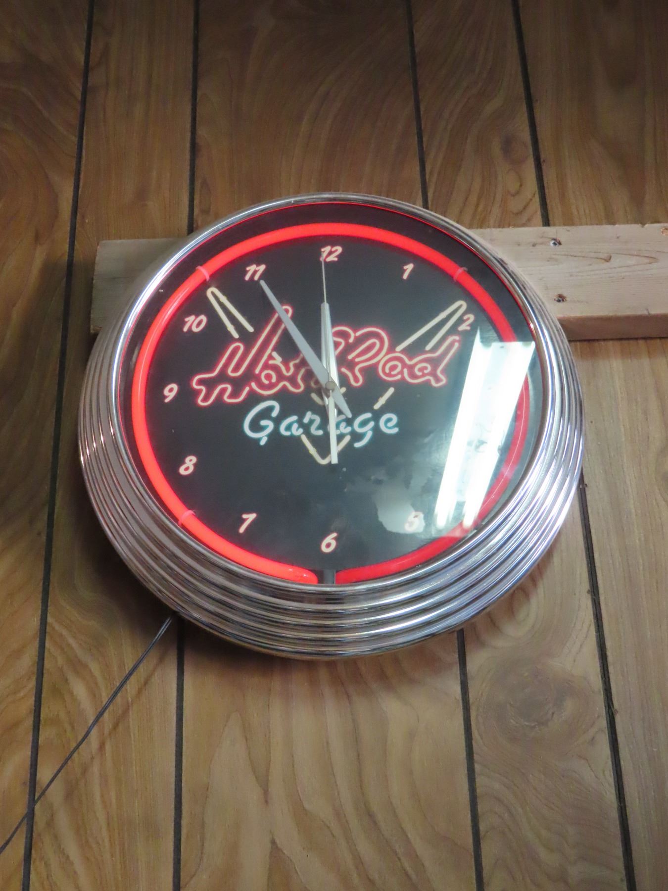 hot rod garage clock - Schmalz Auctions