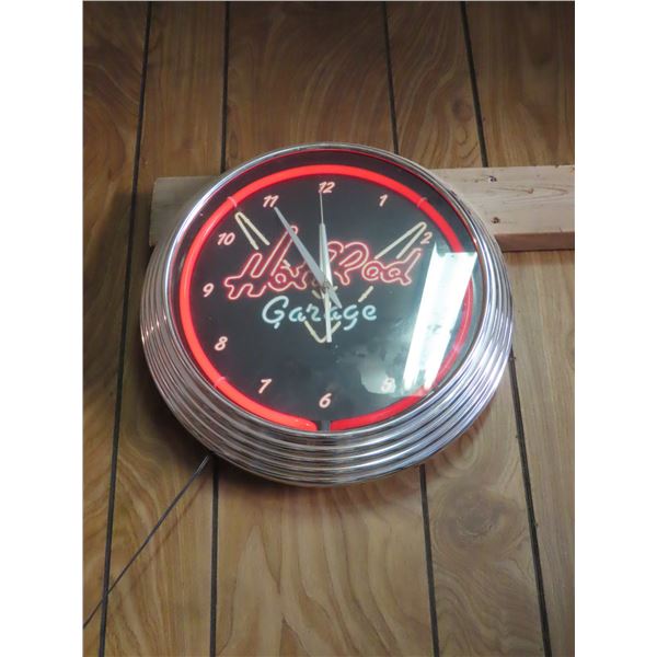 hot rod garage clock - Schmalz Auctions