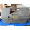 Image 1 : rubbermaid tool box with air tools and assorted sanding grinding bits