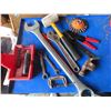 Image 1 : large crescent , rubber mallot , assorted tools
