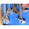 Image 2 : large crescents , miners wrench pliers ect