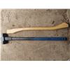 Image 3 : sledge hammer , and axe handle