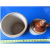 Image 2 : pittsburgh pottery crock and small pottery crock
