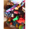 Image 4 : lot of toys , fisher price , hot wheels , pogs , action figures , books