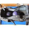 Image 1 : bowling ball bag and 2 bowling balls , purse
