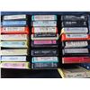 Image 3 : cassette recorder with large collection of 8 tracks and assorted cassette tapes