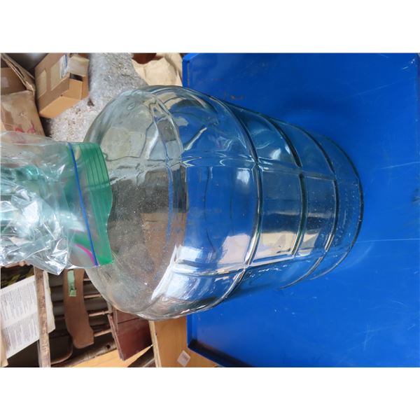 11.3 L glass wine making bottle