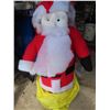 Image 2 : plush santa and plush female doll stand 36" tall