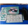 Image 1 : SK licence plate , card shuffler , antique bottle