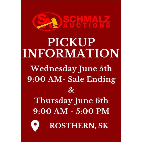 PICKUP INFORMATION: ROSTHERN