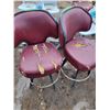 Image 1 : 2 casino chairs. Seats need refinish