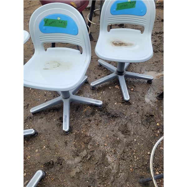 2 spare bowling chairs