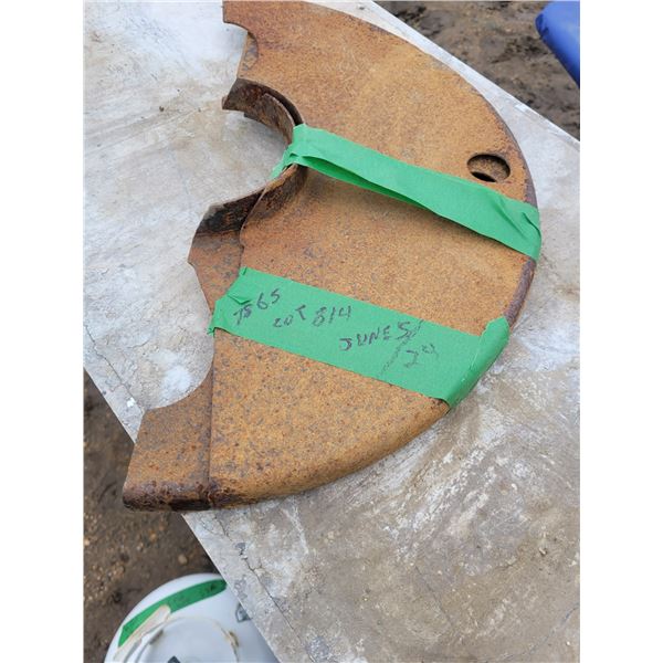 2 trailer wheel backing guards