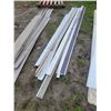 Image 2 : various siding skirting pieces some damaged & 17 black 2" insulation track
