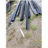 Image 5 : various siding skirting pieces some damaged & 17 black 2" insulation track