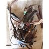 Image 3 : feed tub w/assorted horse tack