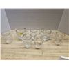 Image 1 : Frosted glass grapevine pattern set of 5 cups and cream & sugar