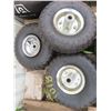 Image 1 : 3 brand new utility tractor wheels 4.10x3.50