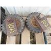 Image 2 : two garden tractor wheels 13x5