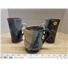 Image 1 : 3 pieces pottery - 2 mugs and creamer signed J.P.