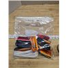 Image 1 : Trailer/Camper marker lights red and orange appear unused with wire