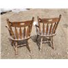 Image 3 : 2 Wooden chairs
