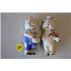 Image 1 : Antique Disney Porkey Pig band figures - cracks