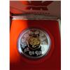 Image 3 : 2001 Lunar Calendar Year of the Snake $15. Sterling Silver with 24-karat gold plating on the Snake. 