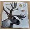 Image 1 : 2018 Caribou $3. 99.99% pure Silver. Specimen. Housed in its original unopened Royal Canadian Mint f