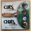 136  1999 Cats of Canada Tonkinese 50 Cents. Sterling Silver. Proof with Ultra Heavy Cameo. Housed in its