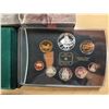 Image 2 : 2003 Proof Set. The Silver Dollar commemorates the 100th Anniversary of a miner throwing a hammer at