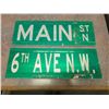 Image 2 : 2 different street signs - 6th Ave & Main St