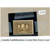 Image 1 : Canada Confederation 3¢ three cent stamp mint never used