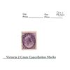 Image 1 : Victoria 2¢ two cent stamp, cancellation marks