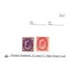 Image 1 : Victoria numeral 2¢ and 3¢ stamps mint never used