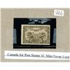 Image 1 : Canada air post stamp 5¢ five cent mint never used