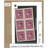 Image 1 : George VI 3 cents mint plate block of 6