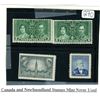 Image 1 : Canada and Newfoundland stamps mint never used