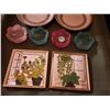 Image 3 : Plant Mirrors, Mushroom Towel, Candle Holders, Laurentienne Pottery Plates