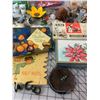 Image 4 : MISC LOT CRAFTING FIGURINES SHELLS ETC