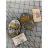 Image 2 : PAIR OF DESERT STORM WAR BELT BUCKLES