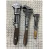 Image 1 : ANTIQUE PIPE MONKEY WRENCHES