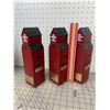 Image 2 : LOT OF 3 VINTAGE SPIRIT OF SASKATCHEWAN EMPTY WHISKEY BOTTLES