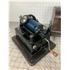 Image 4 : ANTIQUE EDISON GEM TABLE TOP PHONOGRAPH IN WORKING CONDITION