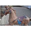 Image 2 : Large carved wood rocking horse 1800's 45" heavy