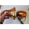 Image 2 : Art Deco copper barrel lamp